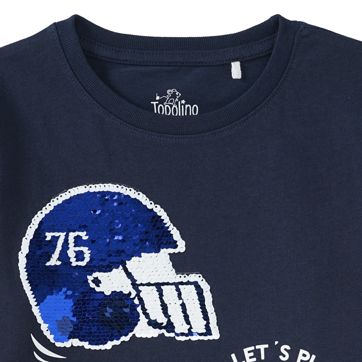 Jungen Langarmshirt mit Wendepailletten