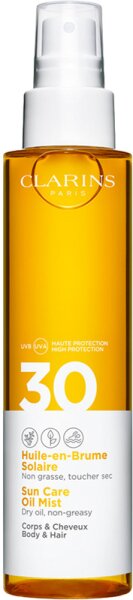 Clarins Huile-en-Brume Solaire Corps & Cheveux UVB/UVA 30 Sonnenöl