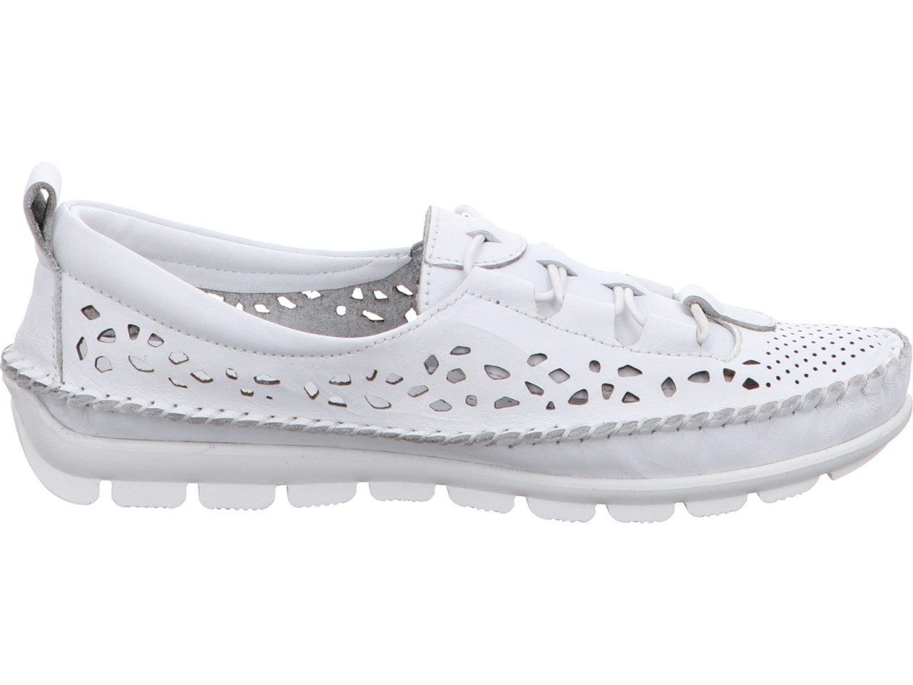 GEMINI Sportliche Slipper weiss