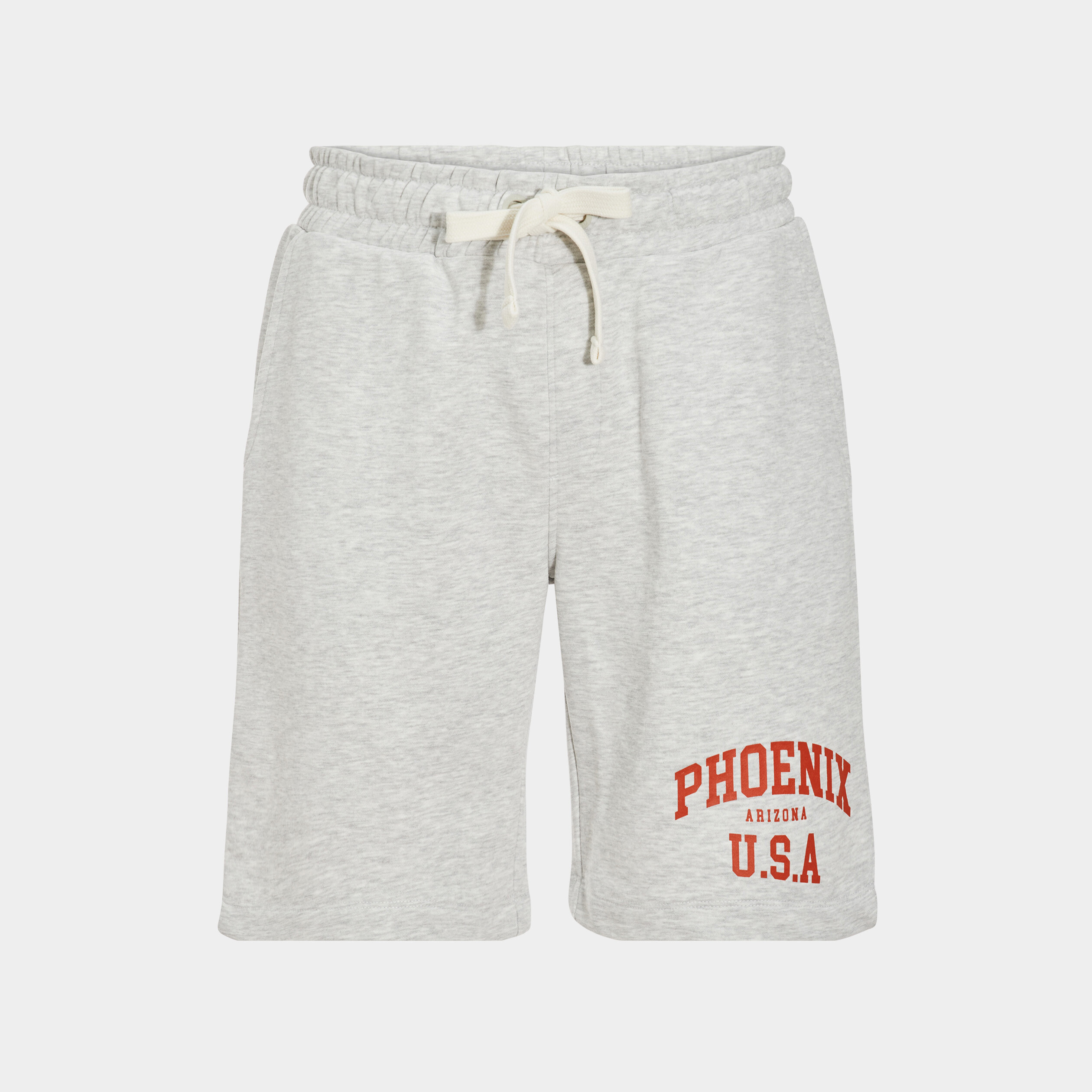 Jogging-Short droit Creeks gris clair homme | La Halle