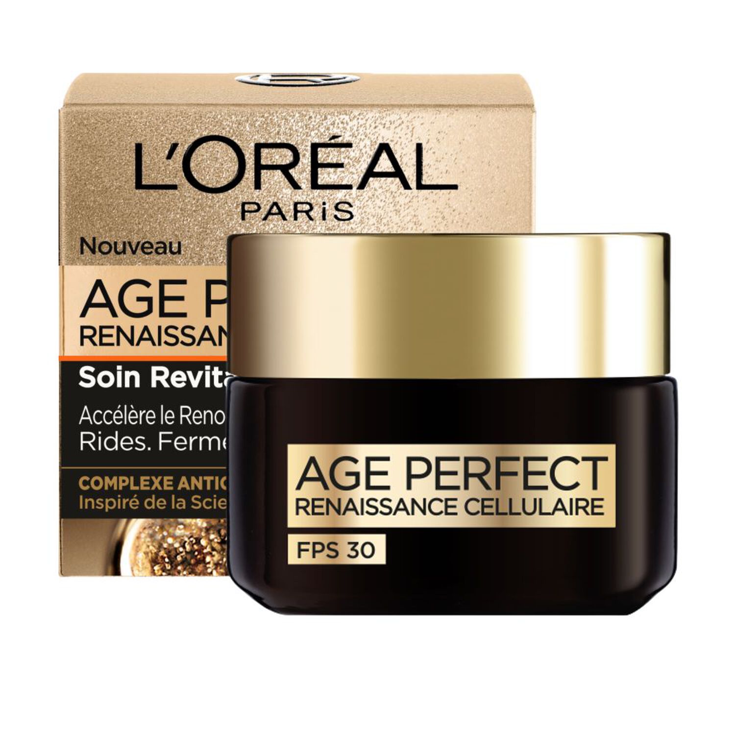 L'Oréal Paris Age Perfect Crème de Jour FPS 30 Anti-Âge, Anti-rides, Fermeté, Vitalité