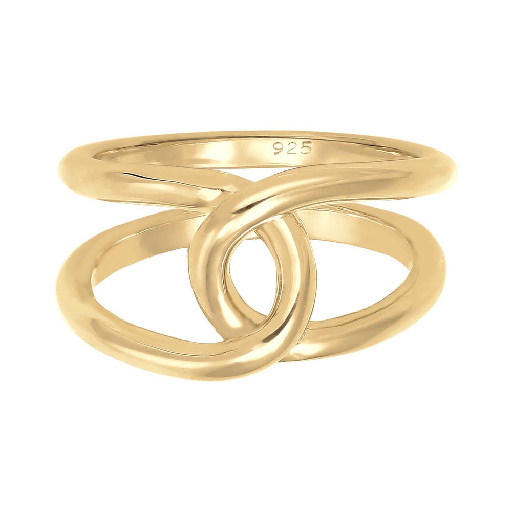 Elli Elli Bague Organique Filigrane Bague Femme - Argent (925/1000) Bague