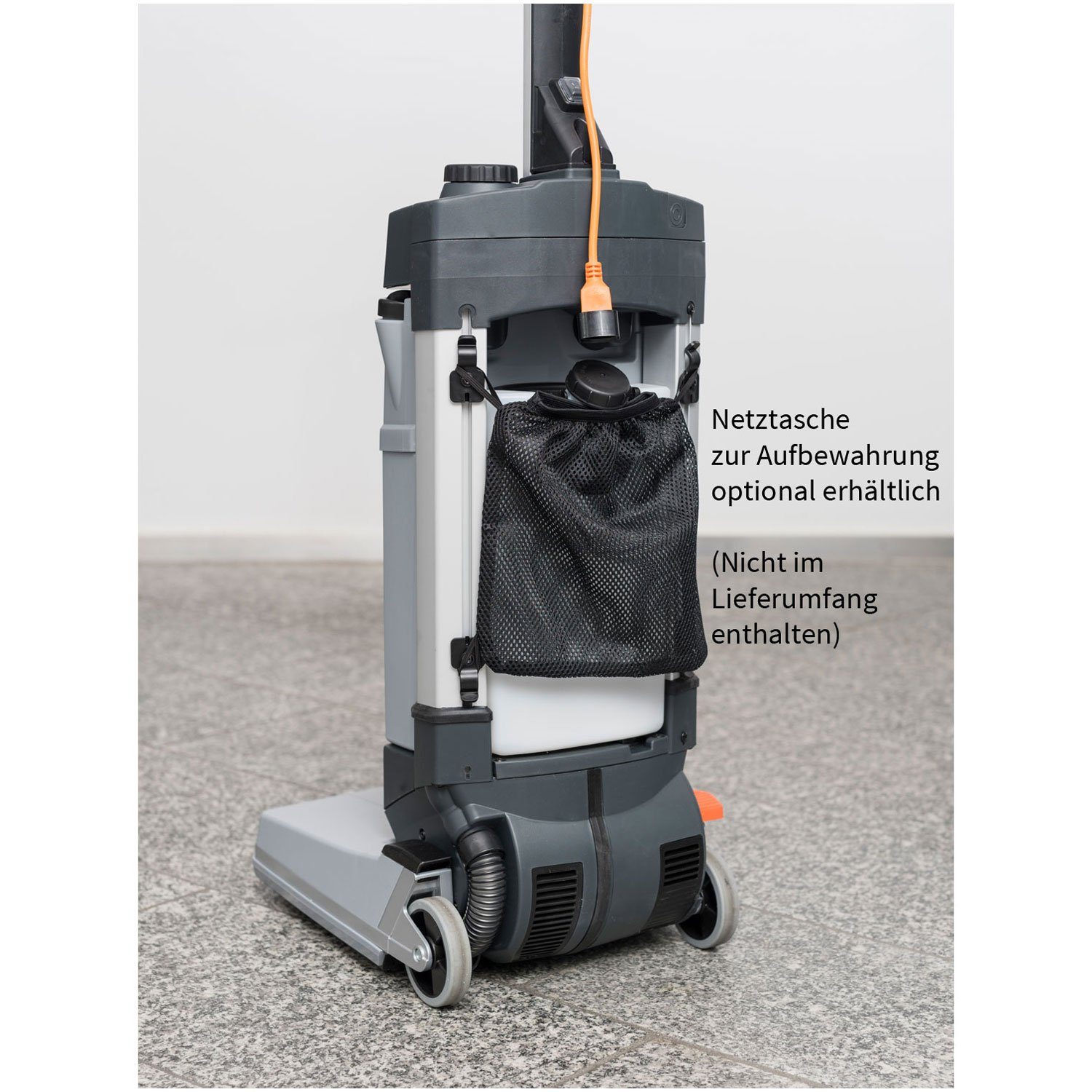 Nilfisk Hartbodenreiniger 107408103 SC 100 E, 800 W, Scheuersaugmaschine, Ein- oder Zweihand-Bedienung, Schmutzwassertank
