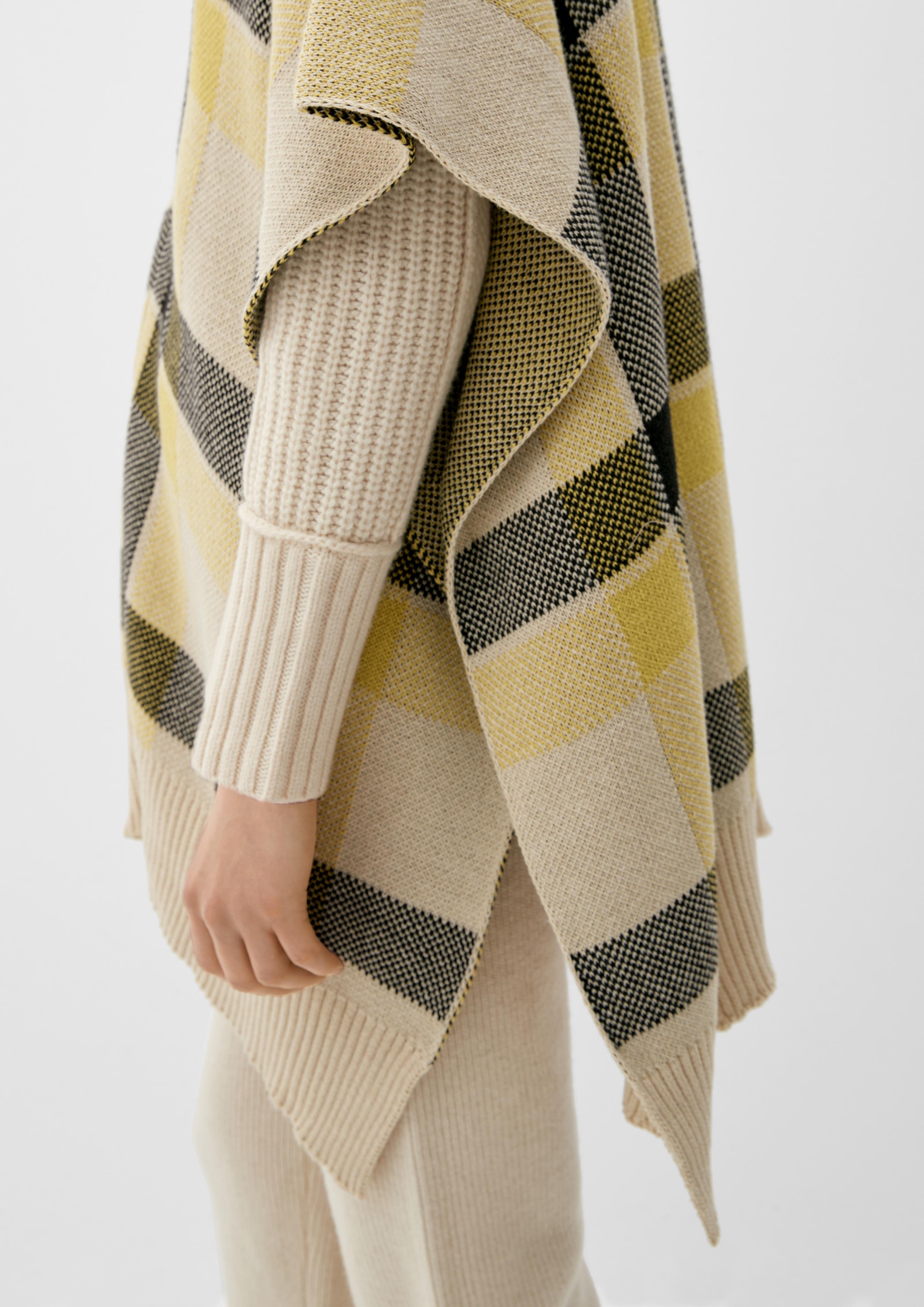 Poncho im Fabricmix  2121064-81N4