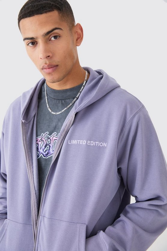 Oversize Hoodie mit Reißverschluss