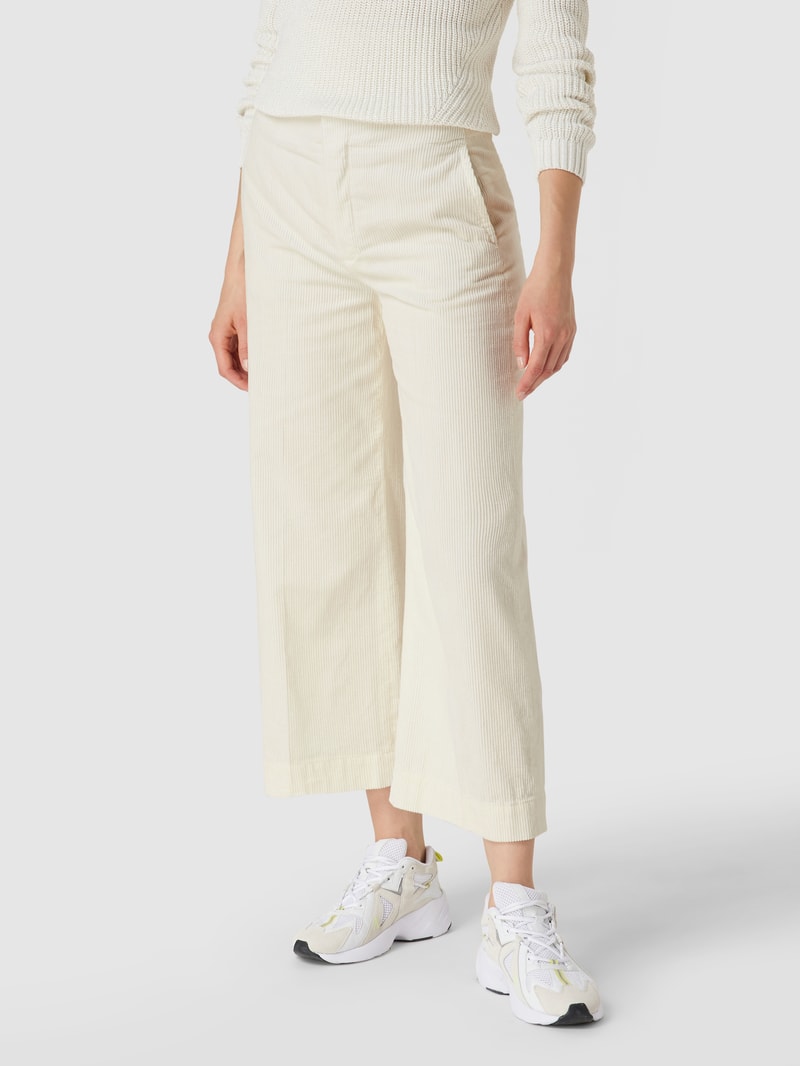 Marlenehose aus Cord Modell 'Bonnet' in offwhite