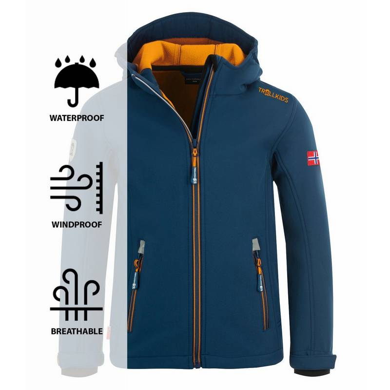 Trollkids Trollfjord Softshelljacke Kinder