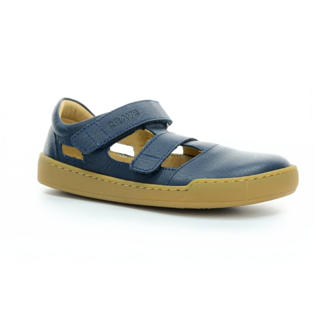Crave Shellwood Navy Barfußsandalen