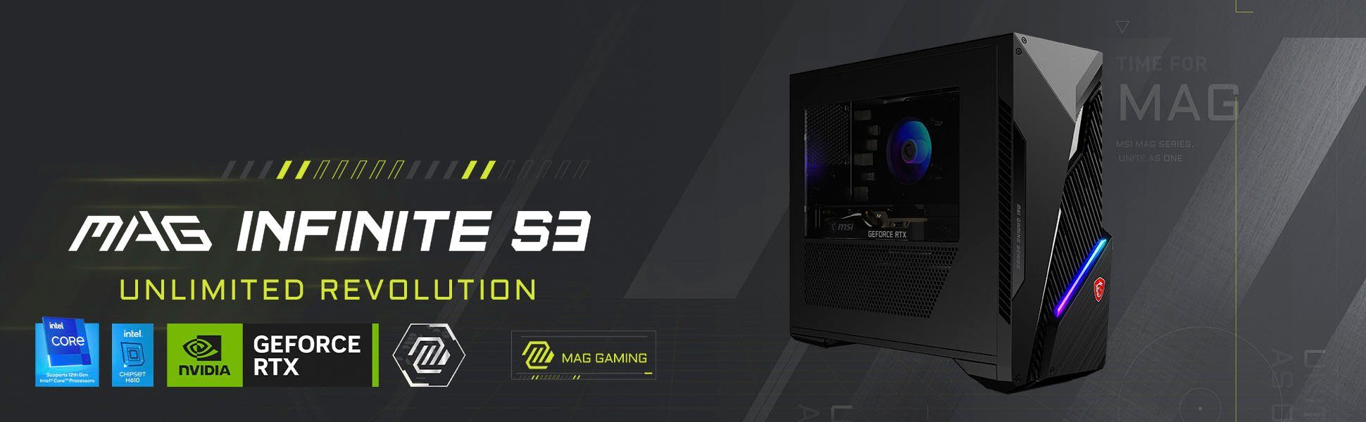 MSI MAG INFINITE S3 13NUC-820DE Gaming-PC (Intel Core i7 13700F, GeForce RTX 4060 VENTUS 2X BLACK 8G OC, 16 GB RAM, 1000 GB SSD, Luftkühlung)
