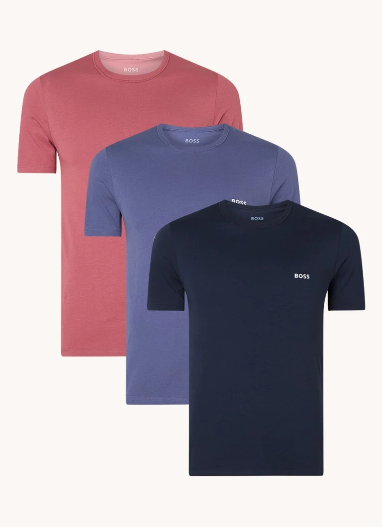 HUGO BOSS crew neck T-shirt in 3-pack