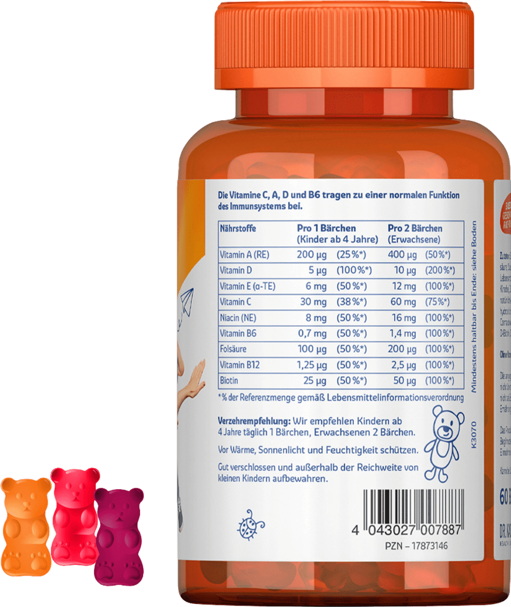 Multi-Vitamin Bärchen 60 St, 120 g