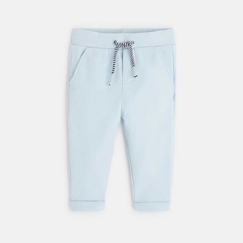 Jogging molleton bleu bébé garçon