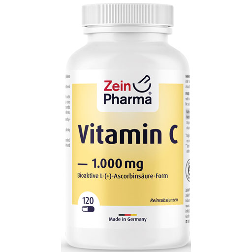 VITAMIN C 1000 mg Kapseln ZeinPharma  120 St  Kapseln