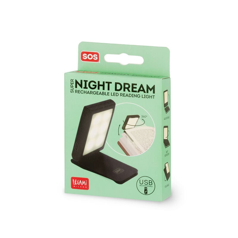 Nabíjateľná LED lampa na čítanie - Super Night Dream