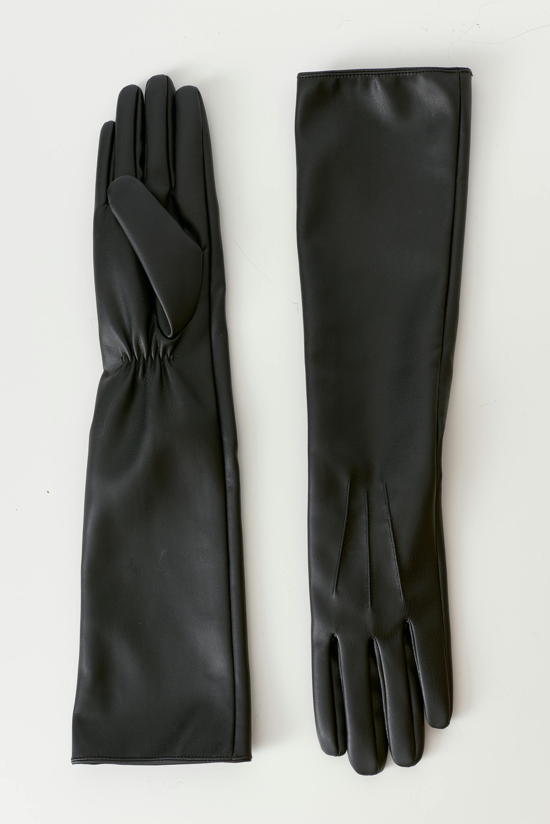 Long pu gloves