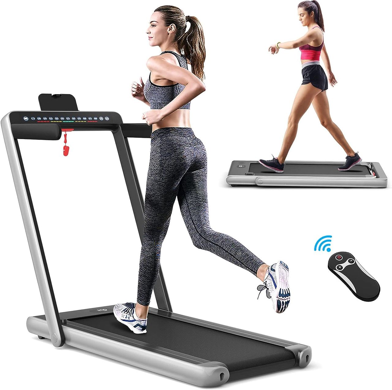 Costway 2 in 1 Laufband klappbar 2,25HP