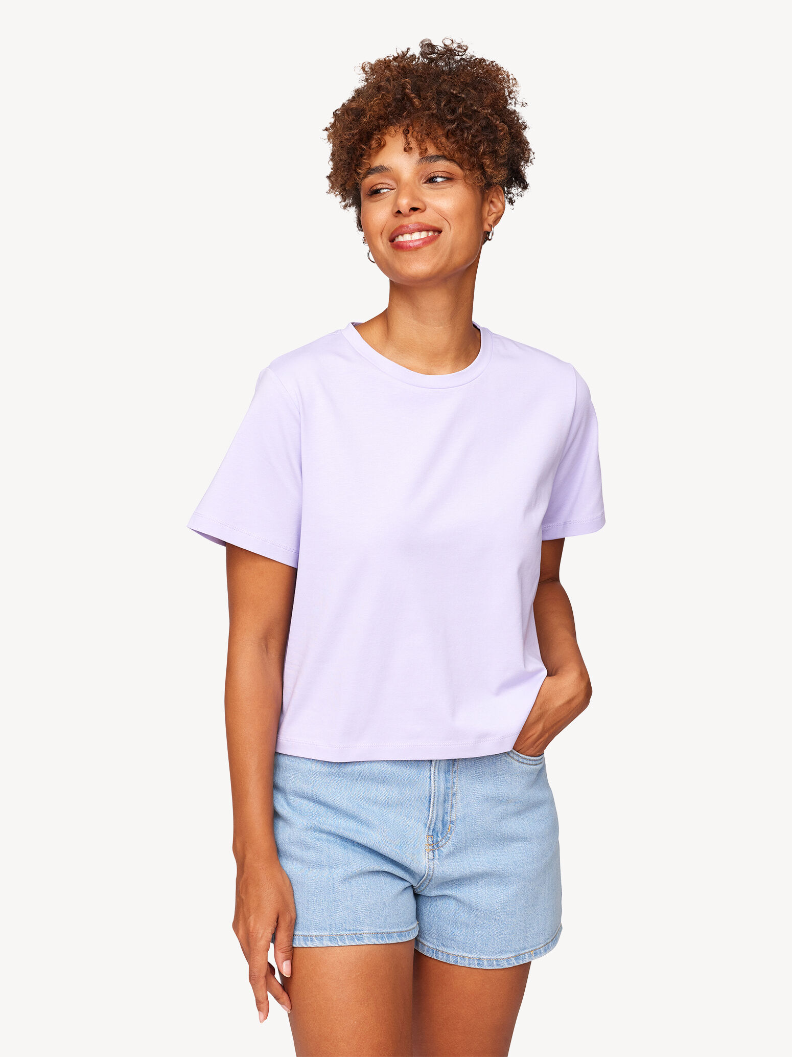 T-shirt oversize - mauve