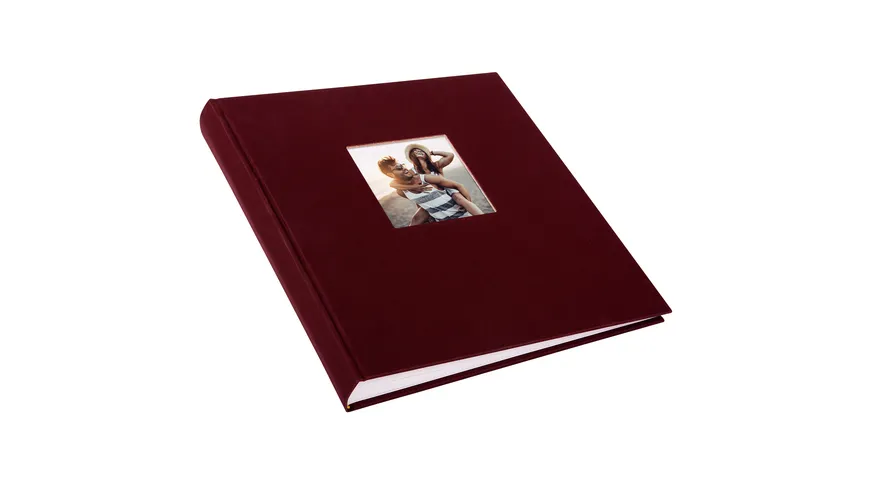 goldbuch Fotoalbum Bella Vista bordeaux 30x31 cm mit 60 weiße Seiten