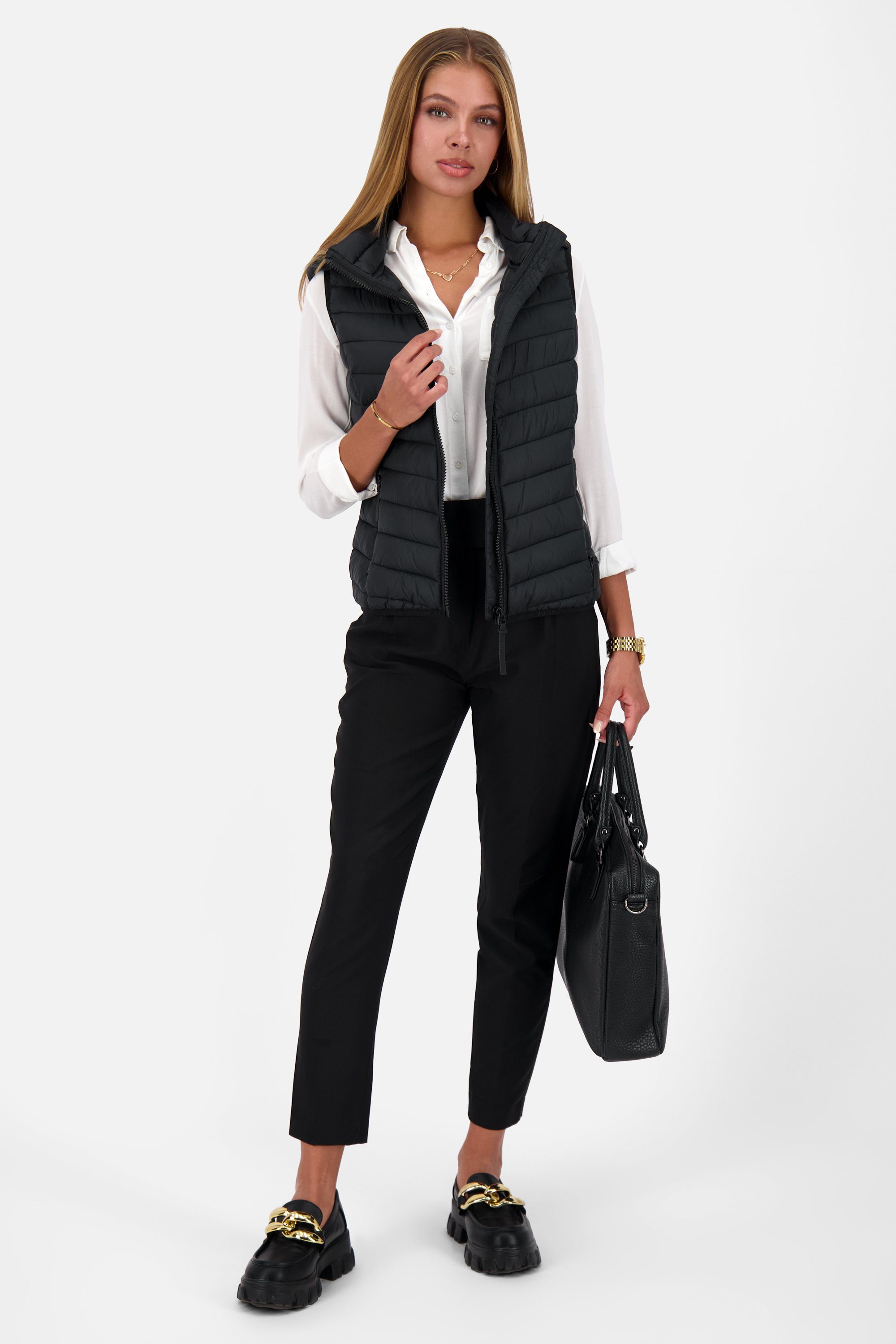 Alife & Kickin Steppweste LenkaAK A Short Vest Damen Steppweste, Weste