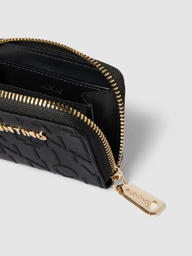 Portemonnaie mit Label-Prägung Modell 'RELAX ZA' in black