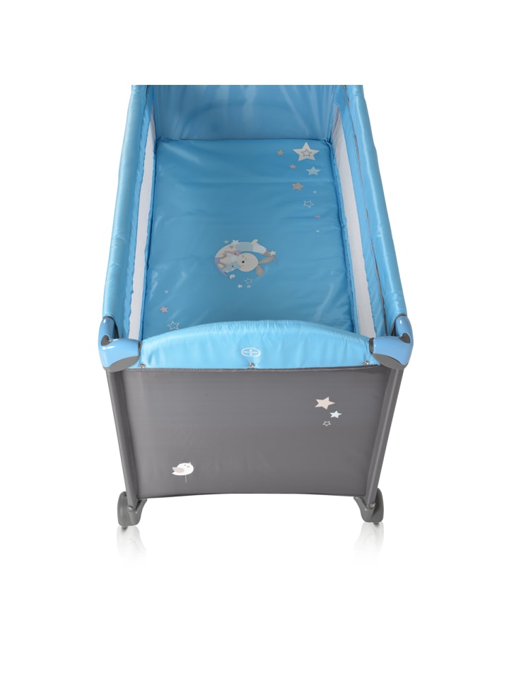 Moni Reisebett Sleepy Rollen in blau günstig kaufen 60x120 cm