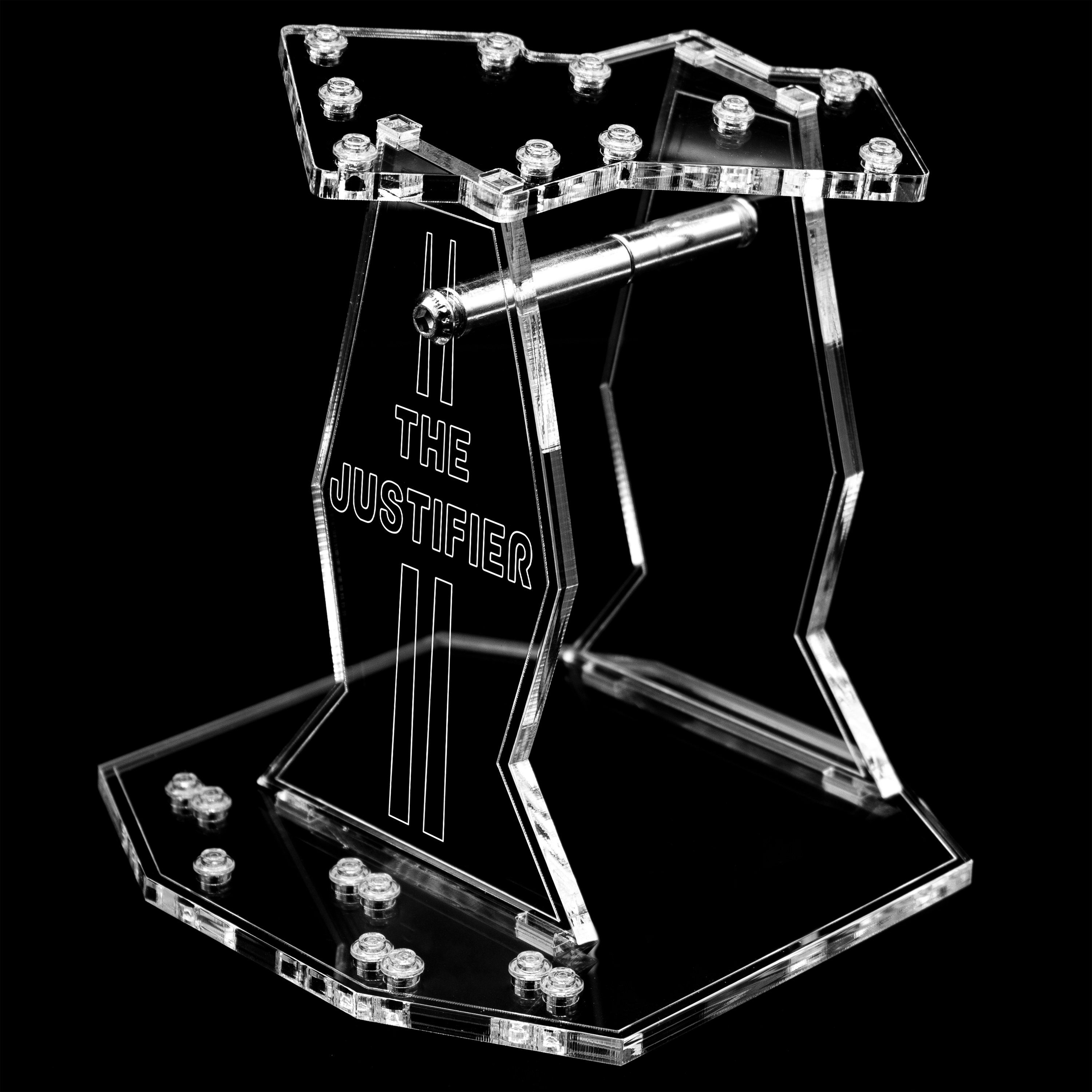 AREA17 Standfuß Acryl Display Stand für LEGO 75232 The Justifier (1 St), zum selbst zusammenbauen