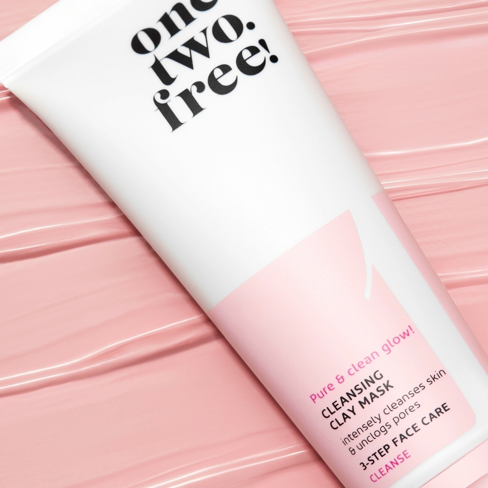 one.two.free! Cleansing Clay Mask Masque nettoyant Visage