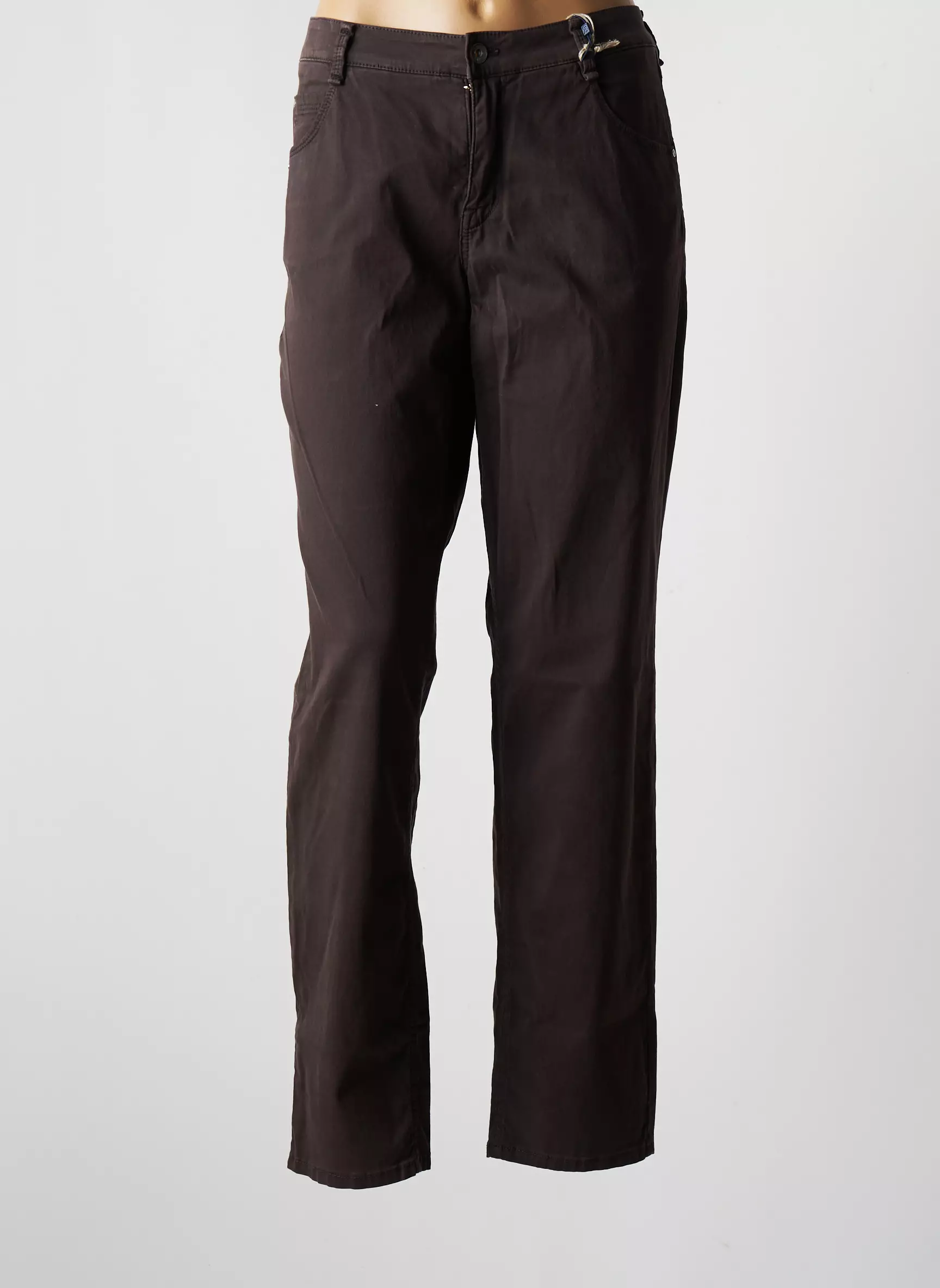 Gardeur Pantalons Droits Femme couleur marron