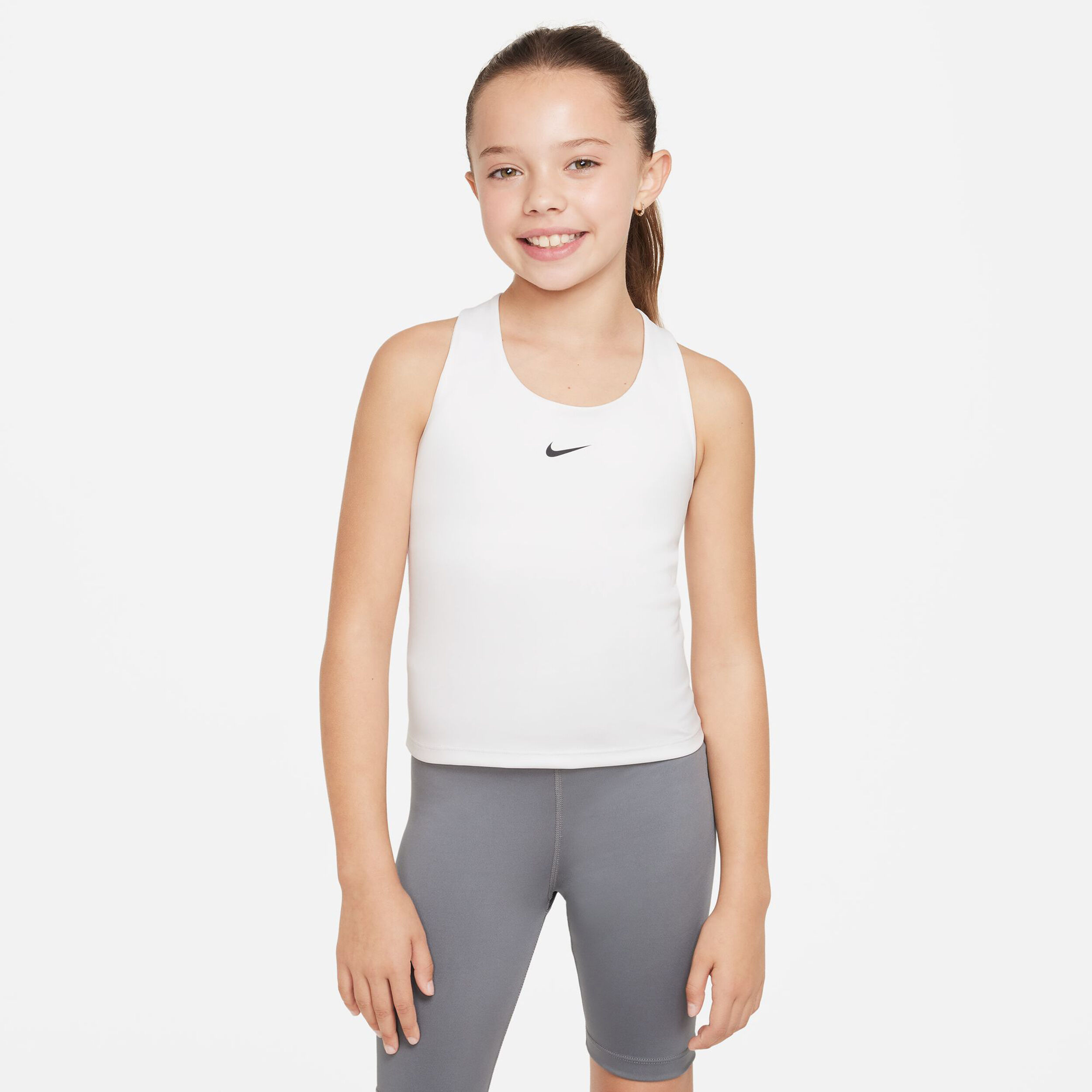 Dri-Fit Swoosh Sport-BH Mädchen - Weiß