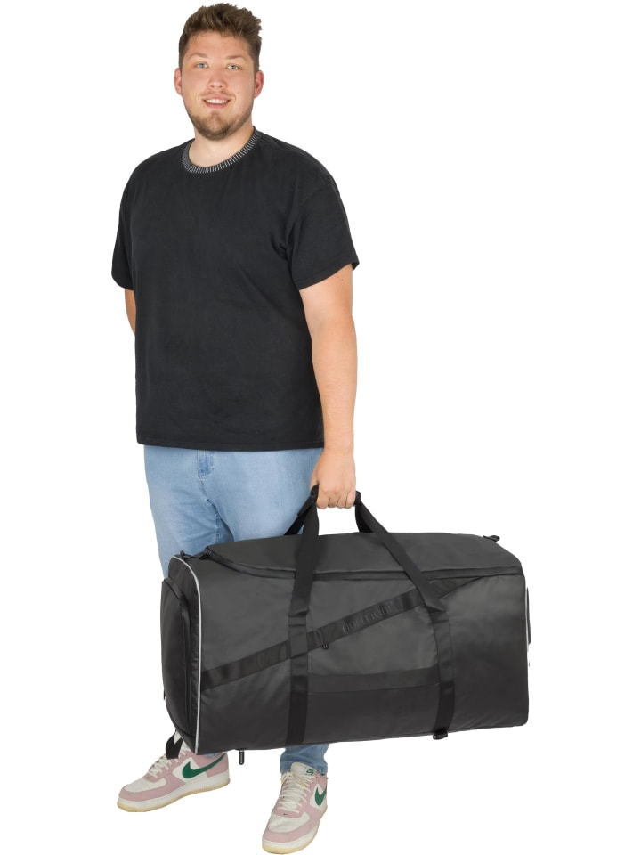 normani Reisetasche mit Rucksackfunktion 120 Liter Westpass in Schwarz günstig kaufen onesize