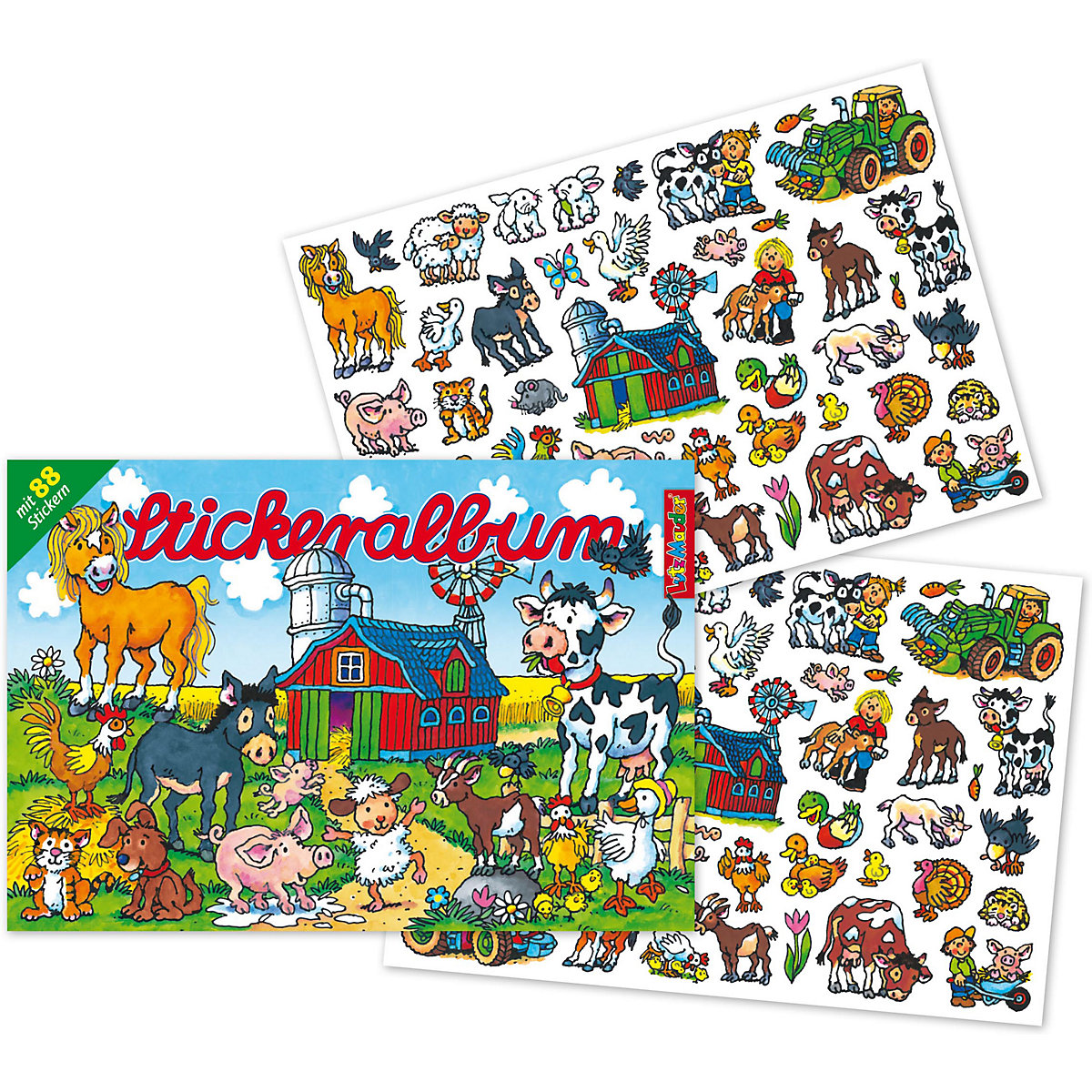 Stickeralbum Bauernhof, inkl. Sticker