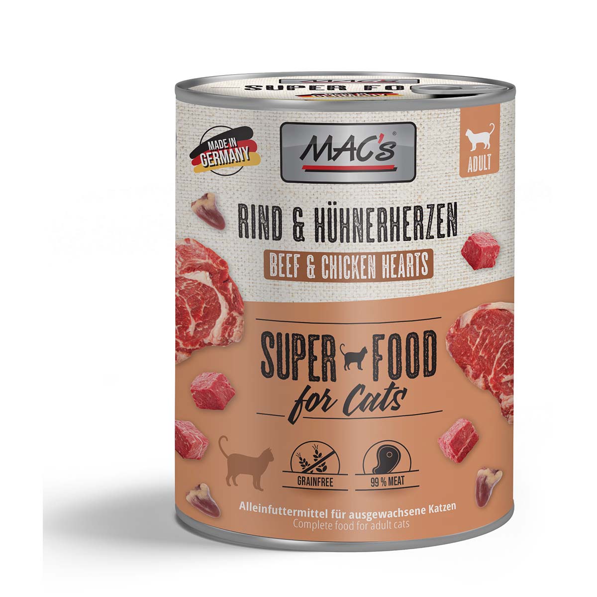 MAC's Cat Fleischmenü Rind und Hühnerherzen kaufen