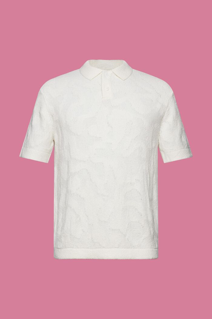 Poloshirt aus Bouclé