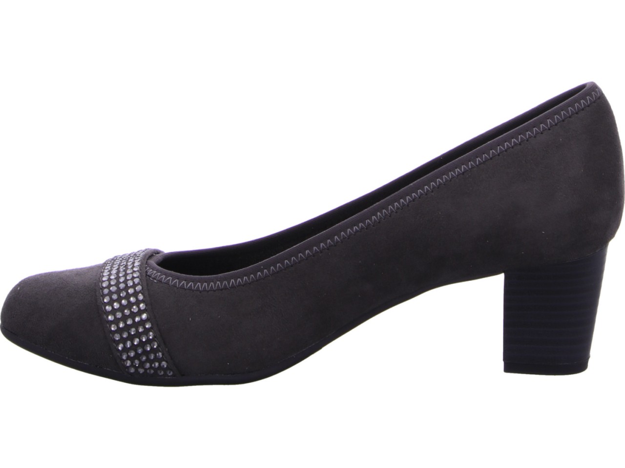 JANA Modische Pumps grau