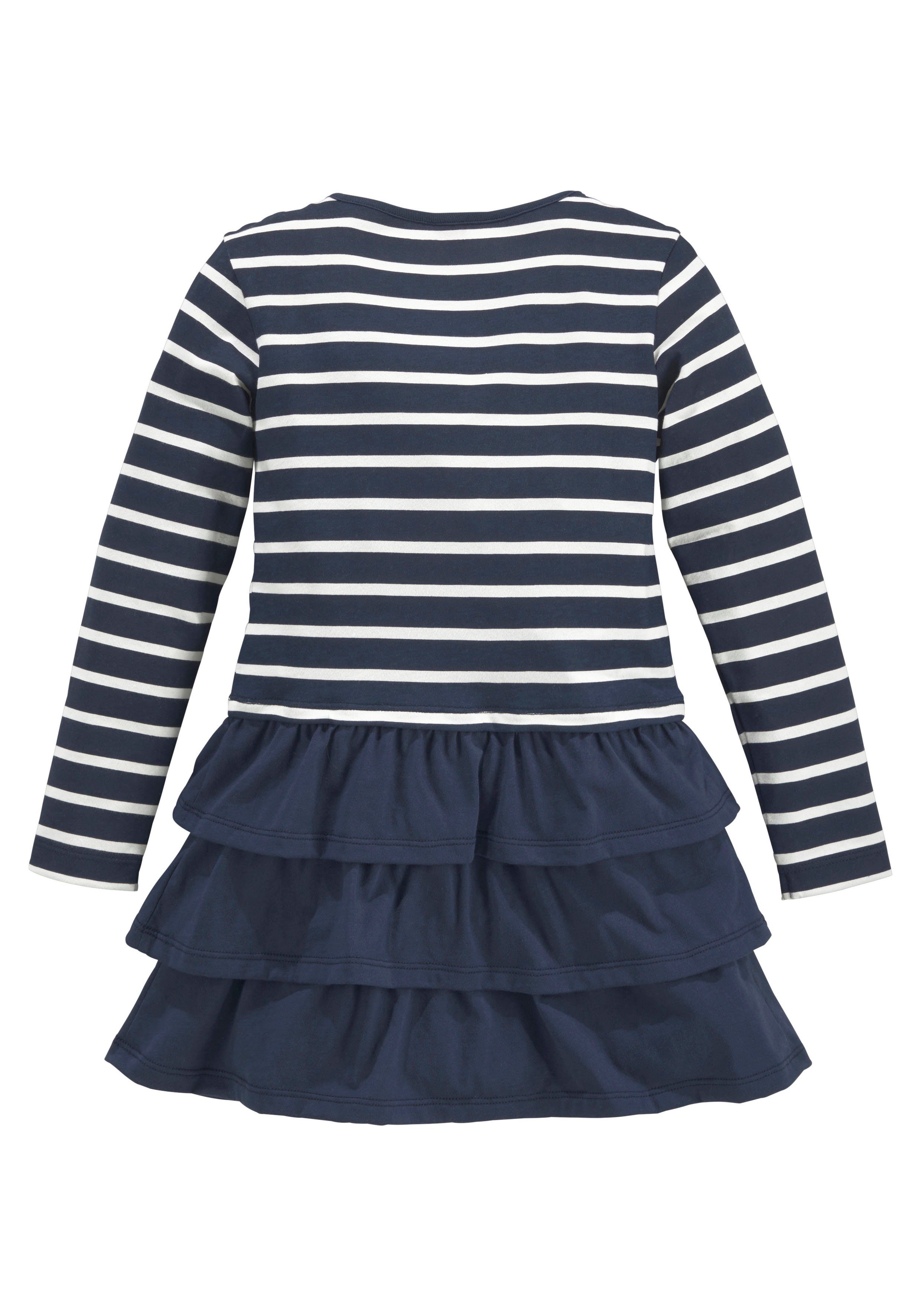 KIDSWORLD Volantkleid Stern mit Wendepailletten