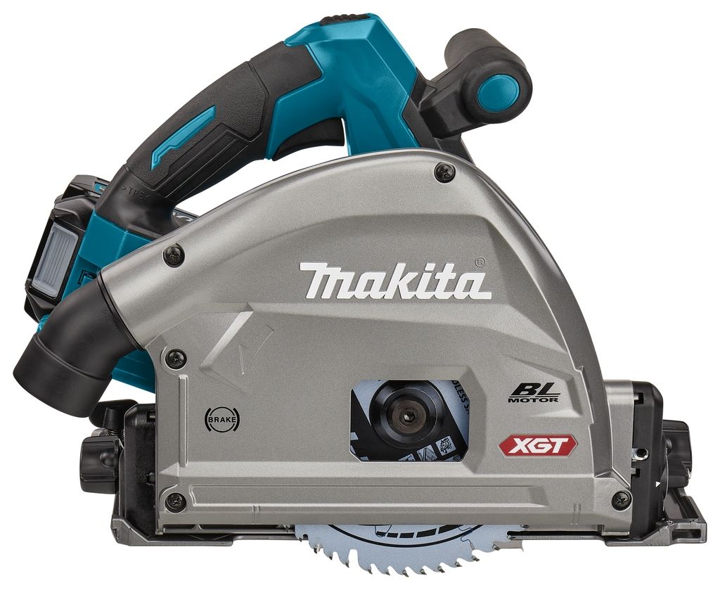 Serra de imersão Makita SP001GZ03 40V máx. 165 mm em M-Box com transmissor AWS (sem baterias e carregador).