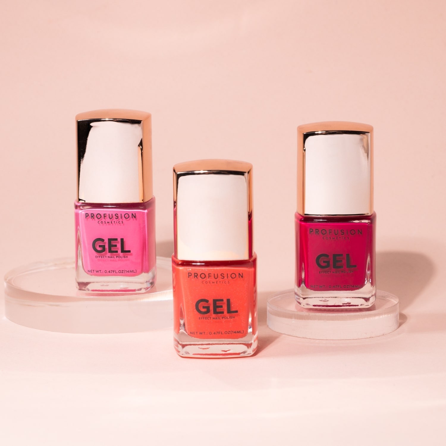 Set de 3 esmaltes de uñas con efecto gel Profusion