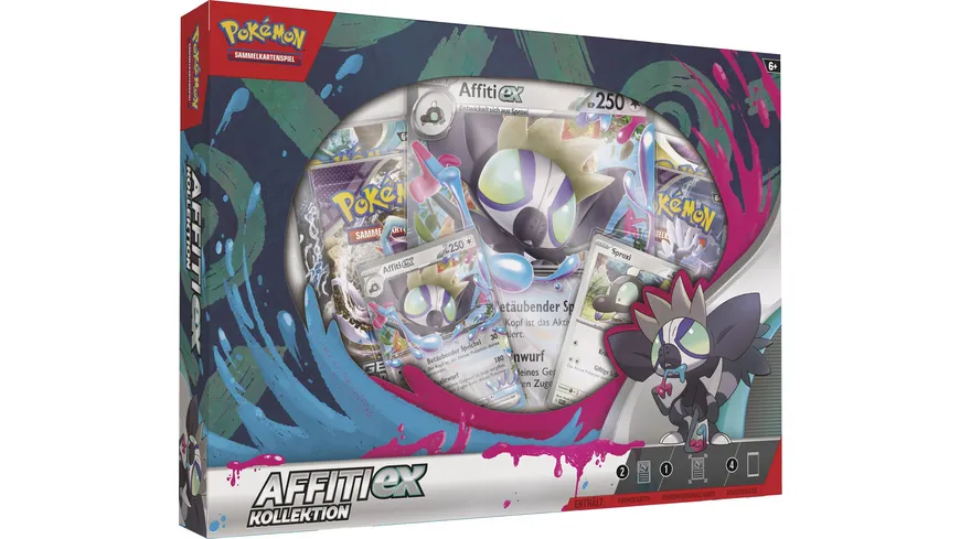 POKÉMON Sammelkartenspiel - Affiti-EX Kollektion