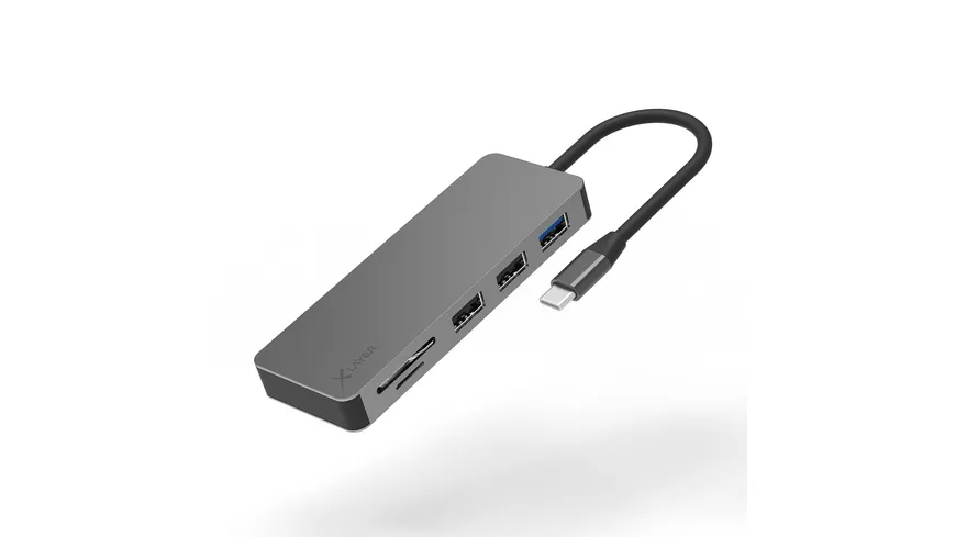 XLayer 7 in 1 Hochgeschwindigkeits Typ-C HUB
