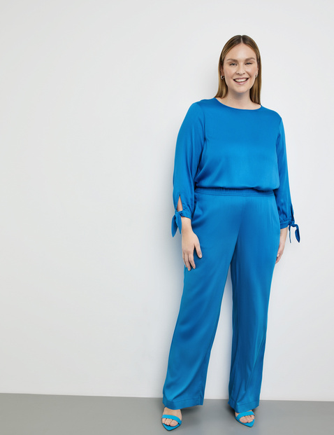 Fließende Hose mit weitem Bein Carlotta