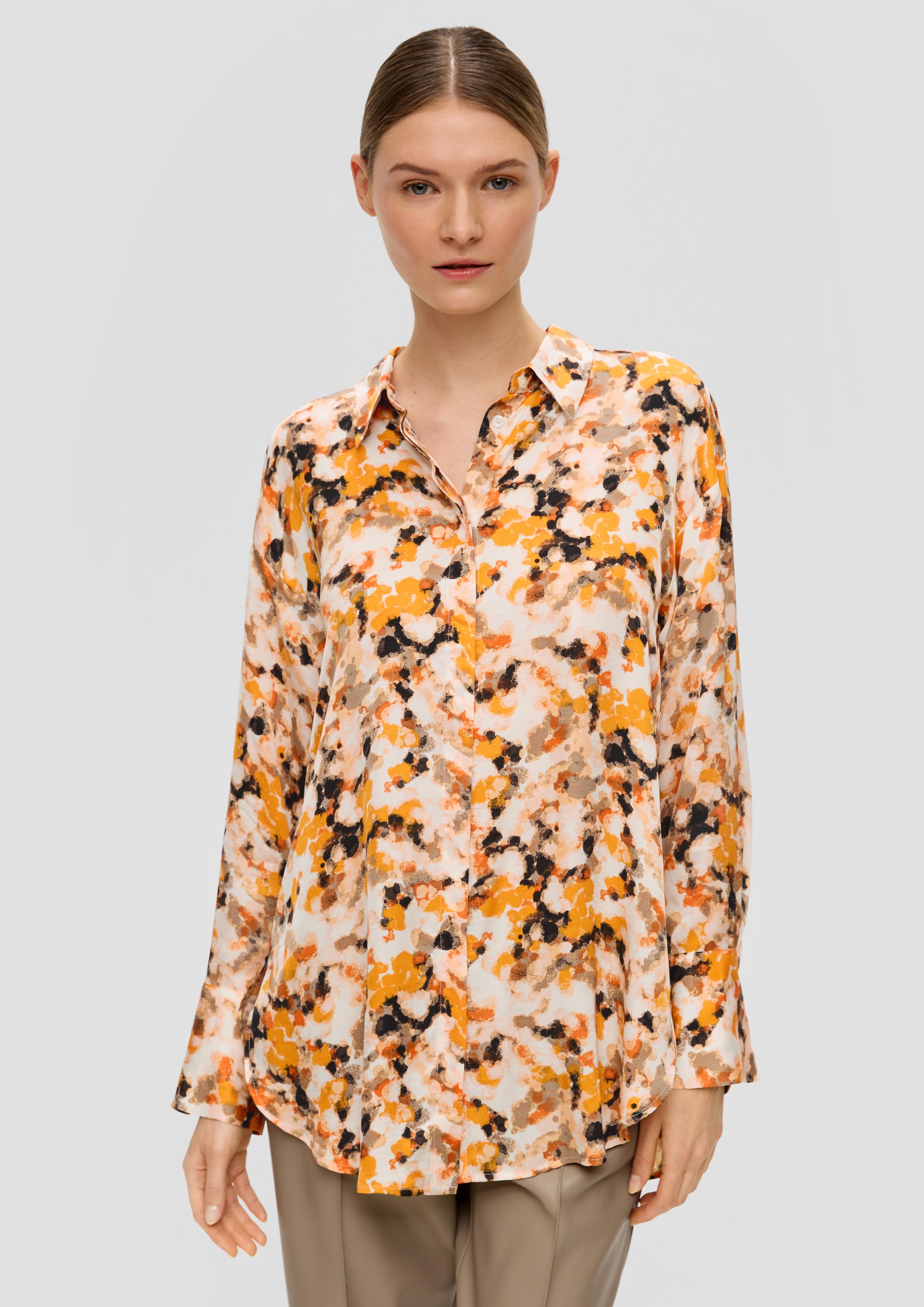 Longbluse aus Viskose-Satin  2139191-07A5