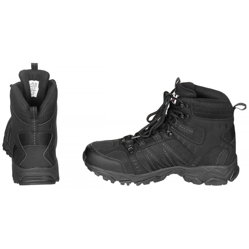 MFH Einsatzstiefel, Tactical, schwarz - 43 Wanderstiefel wasserdicht