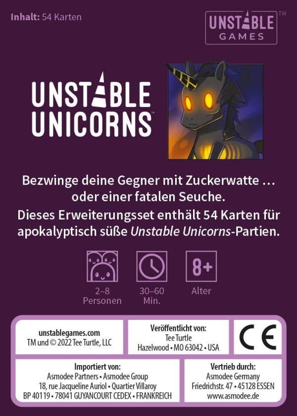 Unstable Unicorns - Regenbogen-Apokalypse (Erw.)