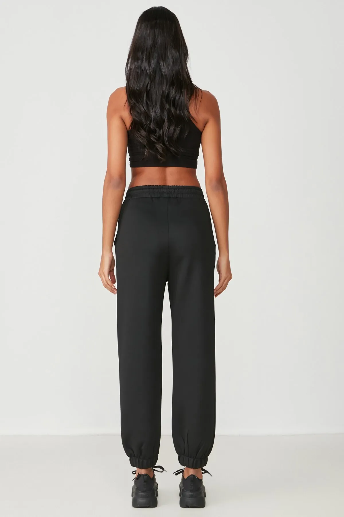 C&City  Jogger Elastic Sports Jogginghose 806 Schwarz