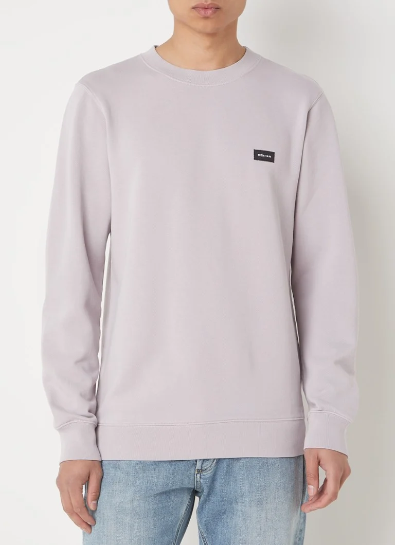 Denham Sweater with logo and stretch