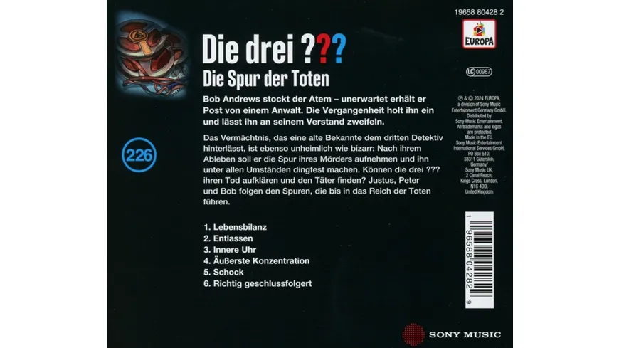 Folge 226: Die Spur der Toten