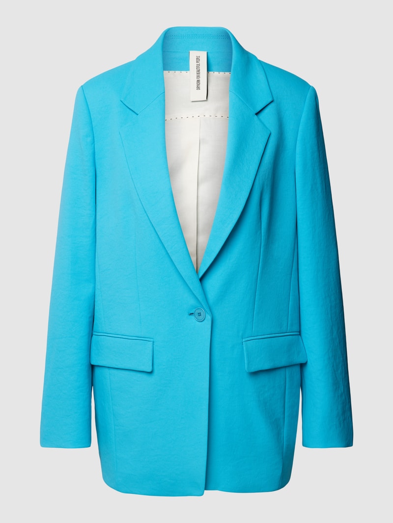 Blazer mit Reverskragen Modell 'GLENDALE' in ozean blau