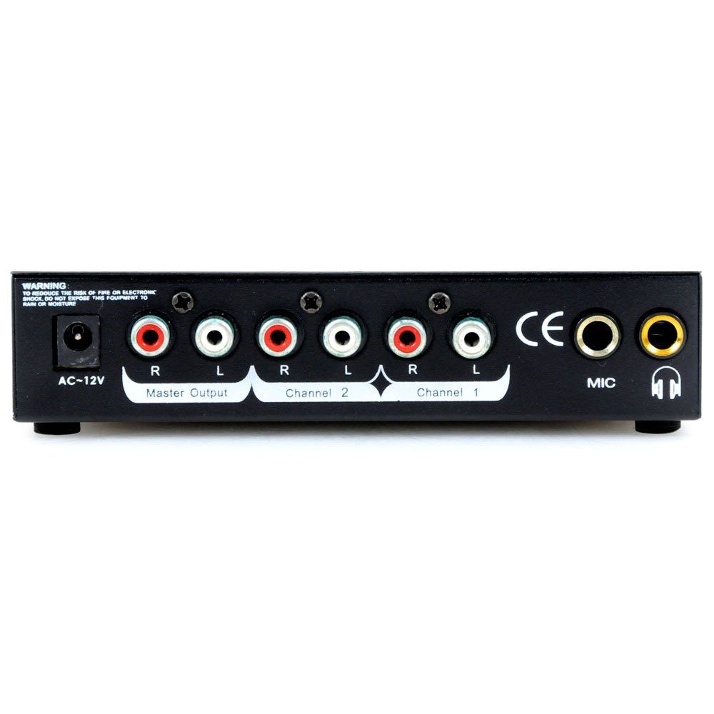 etc-shop Mischverstärker (DJ Mischpult Party Musikanlage Mixer USB/MP3 Crossfading)