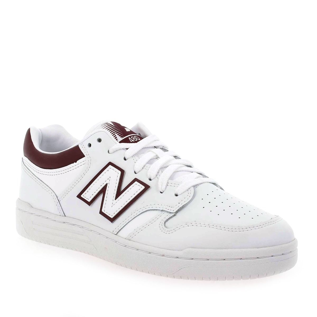 New Balance  BB480 - Blanc Bordeaux