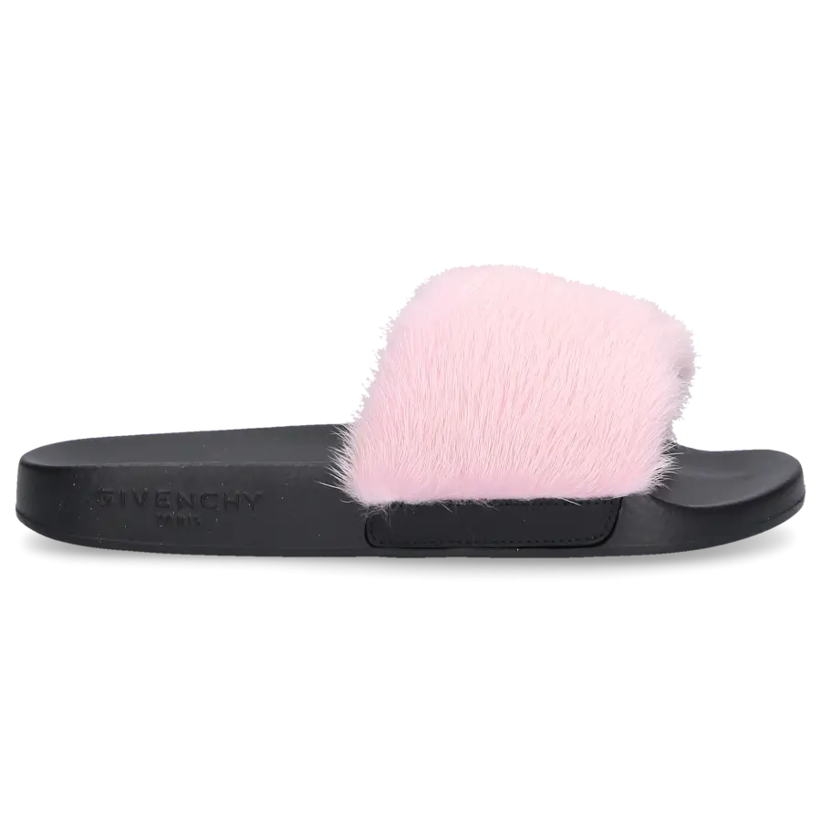 Givenchy - Pantoletten PARIS Kautschuk Nerz - pink